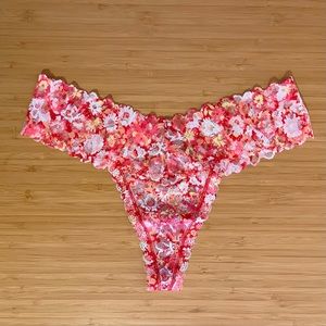 Floral Lace Thongs